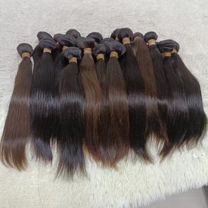 Letsfly - Extensiones de Cabello Humano Brasileño Natural al por Mayor, Color Negro y Marrón Mixto, Liso y Ondulado, Paquete de Cabello Remy de 100 Gramos - Product Image 5