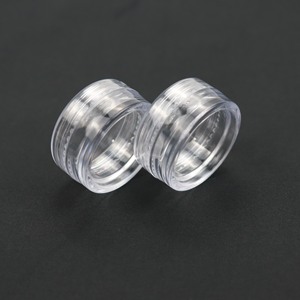 1G 2G 3G <span class=keywords><strong>5g</strong></span> 10g 15g 20g đen Mỹ phẩm container rõ ràng nhỏ mỹ phẩm nhựa rỗng tập trung bao bì container - Product Image 4