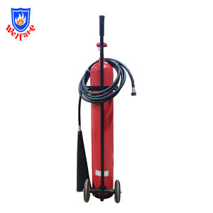 רווחה eculador סוג 22lbs co2 מטפח אש עם 99% גז co2 טהור צינור גומי שחור עבור דיכוי אש - Product Image 2