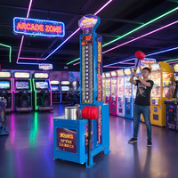 Machine portable de test de force de frappe, jeu d'arcade à monnayeur pour la location lors de carnavals, fêtes et événements