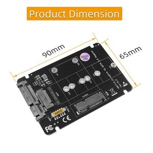 Feichao 2 trong 1 m. 2 cho NGFF chính B & mSATA SSD để SATA3 <span class=keywords><strong>SATA</strong></span> III adapter thẻ chuyển đổi Board mô-đun cho 2230/2242/2260/2280 SSD. - Product Image 5