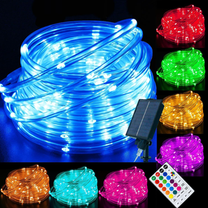 Guirlandes lumineuses <span class=keywords><strong>LED</strong></span> solaires à piles, 33 pieds, 66 pieds, 100 pieds, 160 pieds, pour mariage en plein air, fête, patio - Product Image 2