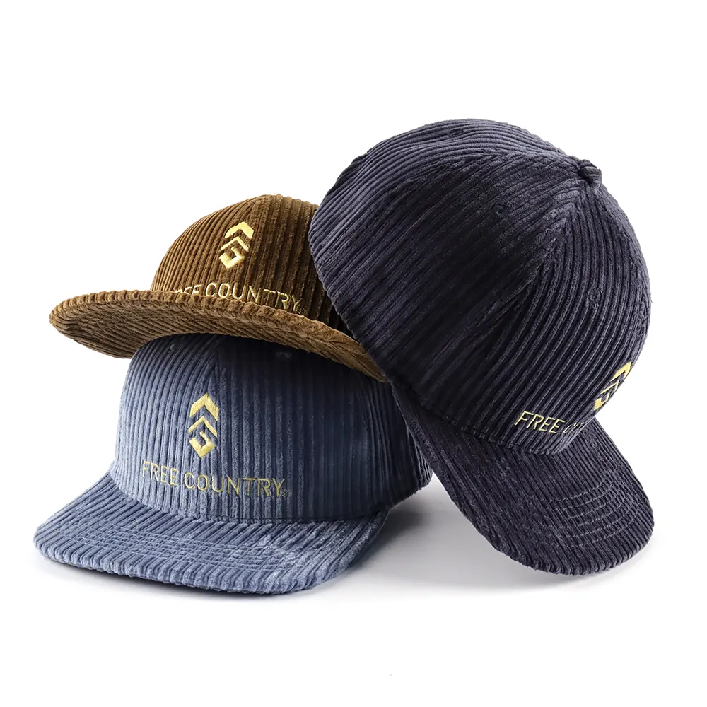 Оптовая продажа, вышивка с логотипом на заказ, 6 панелей, Вельветовая бейсболка, многоцветная бейсболка, пустая Вельветовая шляпа