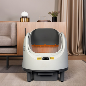 EU <strong>Plug</strong> Luxury ABS New Super Large Capacity Automatic Cleaning <strong>Cat</strong> Toilet UV Deodorizing Dual Channel Smart <strong>Cat</strong> Litter Box - Product Image 1