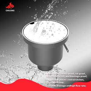 ניקוז רצפה מודרני מנירוסטה אטום לריחות עם מכסה אטום לחדר אמבטיה ומטבח - Product Image 3