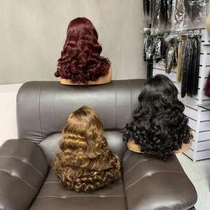 วิกผมแท้แบบลูกคลื่นขนาด 18 นิ้ว 5x5 แบบ Ocean Body Wave พร้อมเชือกผูกปิดผมแบบลูกคลื่นใหญ่ วิกผมเวียดนามแท้จากผู้ขายส่ง - Product Image 1