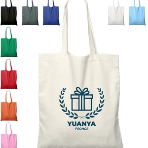 Free 3-day Sample Custom Logo Canvas Tote Bag Corporate Advertising Promotion Item for Gifts