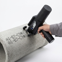Impresora de Inyección de Tinta Portátil de 60 mm para Codificación de Caracteres Grandes en Cartón, Plástico, Madera, Metal y Hormigón