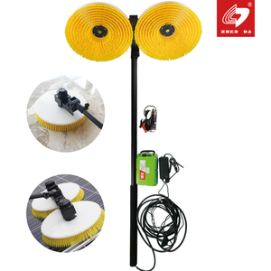 Máquina de <span class=keywords><strong>cepillo</strong></span> de <span class=keywords><strong>limpieza</strong></span> de paneles <span class=keywords><strong>solares</strong></span> de doble cabezal de 3,5 M, 5,5 M, 7,5 M, accionada por agua, <span class=keywords><strong>limpieza</strong></span> de <span class=keywords><strong>placas</strong></span> <span class=keywords><strong>solares</strong></span> fotovoltaicas giratorias - Product Image 6