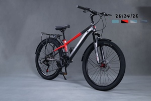 Versatile Mountain Bike a 21 velocità per bambini ciclo di marcia da 20/24/26 pollici con freno a disco per escursioni a piedi e in bicicletta - Product Image 5