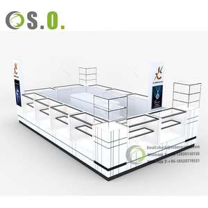 كشك عرض المجوهرات الحديثة تصميم كشك مع الزجاج والخشب لـ ، ولعرض المجوهرات - Product Image 4