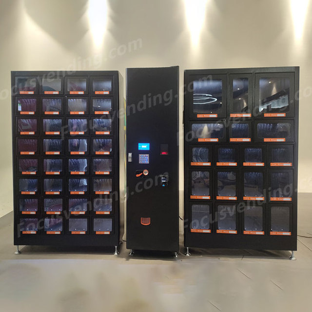 Focusvend Mystery Box Locker Vending Machine for Cosmetic/hat/toys Automaten Accept Customization