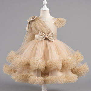 Nuovi Vestiti da Principessa Senza Maniche per Bambine, Abito da Festa per Compleanno e Natale con Pizzo e Fiori - Product Image 3