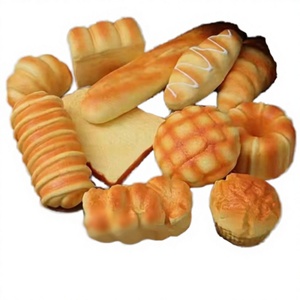 Junhai PU0392 Llavero de espuma de poliuretano con simulación de pan y mantequilla, juguete antiestrés unisex para mayores de 14 años - Product Image 2