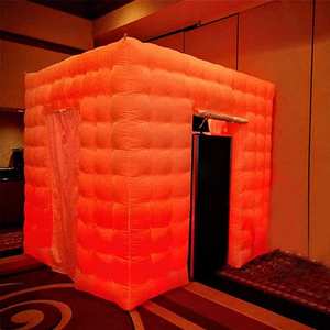 Dôme Bulle Livraison le lendemain Grand cube de mariage Tente gonflable à lumière LED pour <span class=keywords><strong>la</strong></span> fête - Product Image 4