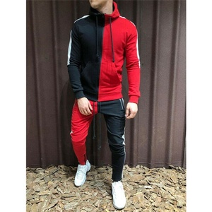 Nouvelle conception – Ensemble de survêtement décontracté 2 pièces pour homme grande taille, respirant et écologique, idéal pour le printemps (hoodie et pantalon) - Product Image 2