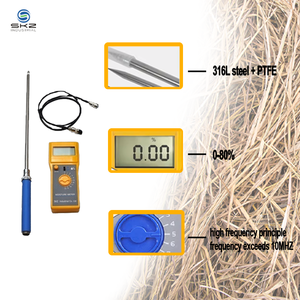 <span class=keywords><strong>Humidimètre</strong></span> portable SKZ111D pour foin, papier, paille <span class=keywords><strong>de</strong></span> riz, résistant à la corrosion, avec écran LCD, pour l'industrie agricole - Product Image 4