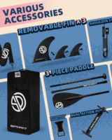 Planche de paddle gonflable Dropshipping Factory Supply sup Daska Nouvelle Série 450lb Capacité 450lb pour le surf et les activités aquatiques