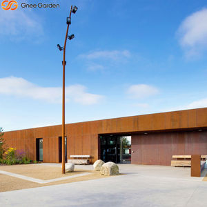 Modern Corten Steel Curtain Wall Cladding Waterproof Eco-Friendly Weather-Resistant Exterior <b>Panels</b> - Product Image 1