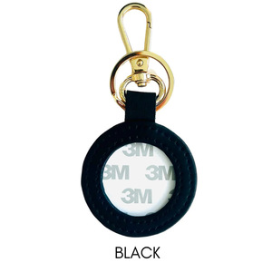 Creative DIY Embroidered PU <b>Leather</b> <b>Keychain</b> with Adhesive Backing, Suitable for Hand-Painted Embroidery Canvas Key Pendant - Product Image 5