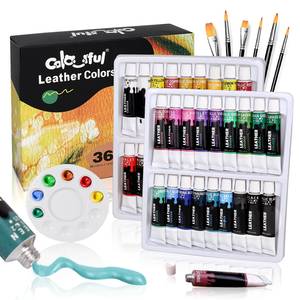 Cuero acrílico DIY zapatillas cuero <span class=keywords><strong>pintura</strong></span> pintada a mano Graffiti CAMBIO DE Color pigmento impermeable limpiador de cuero - Product Image 2