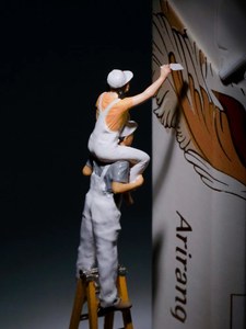1:64 1/87 conjunto completo <span class=keywords><strong>de</strong></span> figuras <span class=keywords><strong>de</strong></span> <span class=keywords><strong>acción</strong></span> <span class=keywords><strong>de</strong></span> escena <span class=keywords><strong>de</strong></span> modelo congelado resina plástico Micro-shot Macro regalo muñeca resina pintura plástica Graffiti - Product Image 4