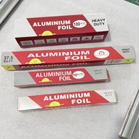 Rouleau de papier aluminium de petite taille, qualité alimentaire, pour usage en cuisine, emballage et cuisson, approvisionnement en gros direct usine