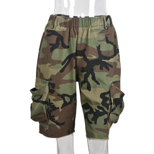 Completo da Donna Due Pezzi alla Moda Casual con Felpa a Maniche Lunghe con Cappuccio e Pantaloni Cargo Mimetici 2025 Set Sexy di Tendenza - Product Image 2