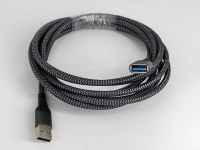Câble d'extension USB3.0 mâle-femelle personnalisé de 1 mètre avec charge rapide 5A et gaine en PVC pour transfert de données à haute vitesse