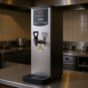 Vevor - Hervidor de Agua Eléctrico Comercial de Acero Inoxidable de 15 L, Dispensador de Agua Caliente Independiente de Metal Cepillado - Product Image 2