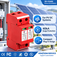 Dispositif de protection contre la foudre basse tension jusqu'à 400V 40kA 8/20µs KERBS Fabricant Signal d'état à distance pour micro-réseau CC Fournisseur en gros