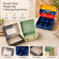 Boîtes plates pliables en carton ondulé écologique et recyclable avec logo personnalisé, emballage d'expédition, boîte postale avec bande de déchirement et gaufrage