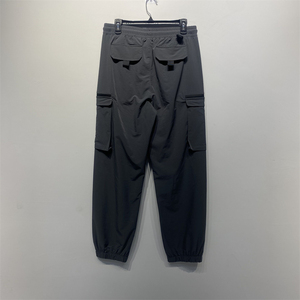 Pantalon de jogging Cargo multi-poches léger et décontracté pour hommes, taille moyenne, fermeture élastique, poches à <span class=keywords><strong>rabat</strong></span> arrière plates, service OEM disponible - Product Image 2
