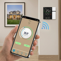 Termostato Inteligente Tuya con WiFi, Control Remoto por Aplicación, 3 Modos de Ciclo, Ahorro de Energía, Protección Anticongelante, OEM