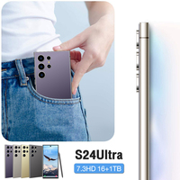 S24 Ultra, Teléfono Inteligente Desbloqueado de 7.3 Pulgadas, 4G+5G, Android 14, Deca Core, 16GB+1TB, Carga Rápida de 100W, Desbloqueo Facial, Español, 108MP HD