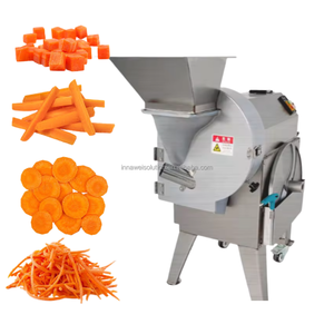 เครื่องหั่นผักอุตสาหกรรมแบบเร็ว ประสิทธิภาพสูง สำหรับบรอกโคลี ซูชินี แครอท ผักกาดหอม มันฝรั่ง สำหรับครัวกลาง - Product Image 6