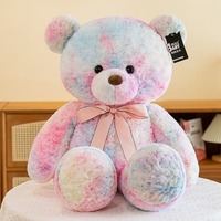 Ours en peluche coloré de 45 cm en coton PP, cadeau Saint-Valentin, cadeau d'anniversaire, cadeau de mariage pour couple, cadeau pour machine à griffes