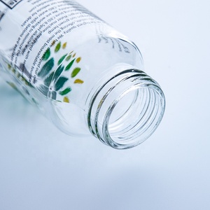 Bouteille d'eau en verre réutilisable bon marché de vente chaude Bouteilles d'eau en verre à haute teneur en borosilicate avec couvercle - Product Image 6