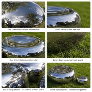 Meilleures ventes : Banc de luxe en acier inoxydable, sculpture de galets, finition poli miroir, design fluide 3D, pour hall d'hôtel, centre commercial, extérieur, jardin, personnalisable OEM - Product Image 3
