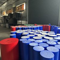 Plaques en polyéthylène de taille personnalisée, noir et blanc, feuilles en plastique PE HDPE, tiges en plastique durables de différentes tailles