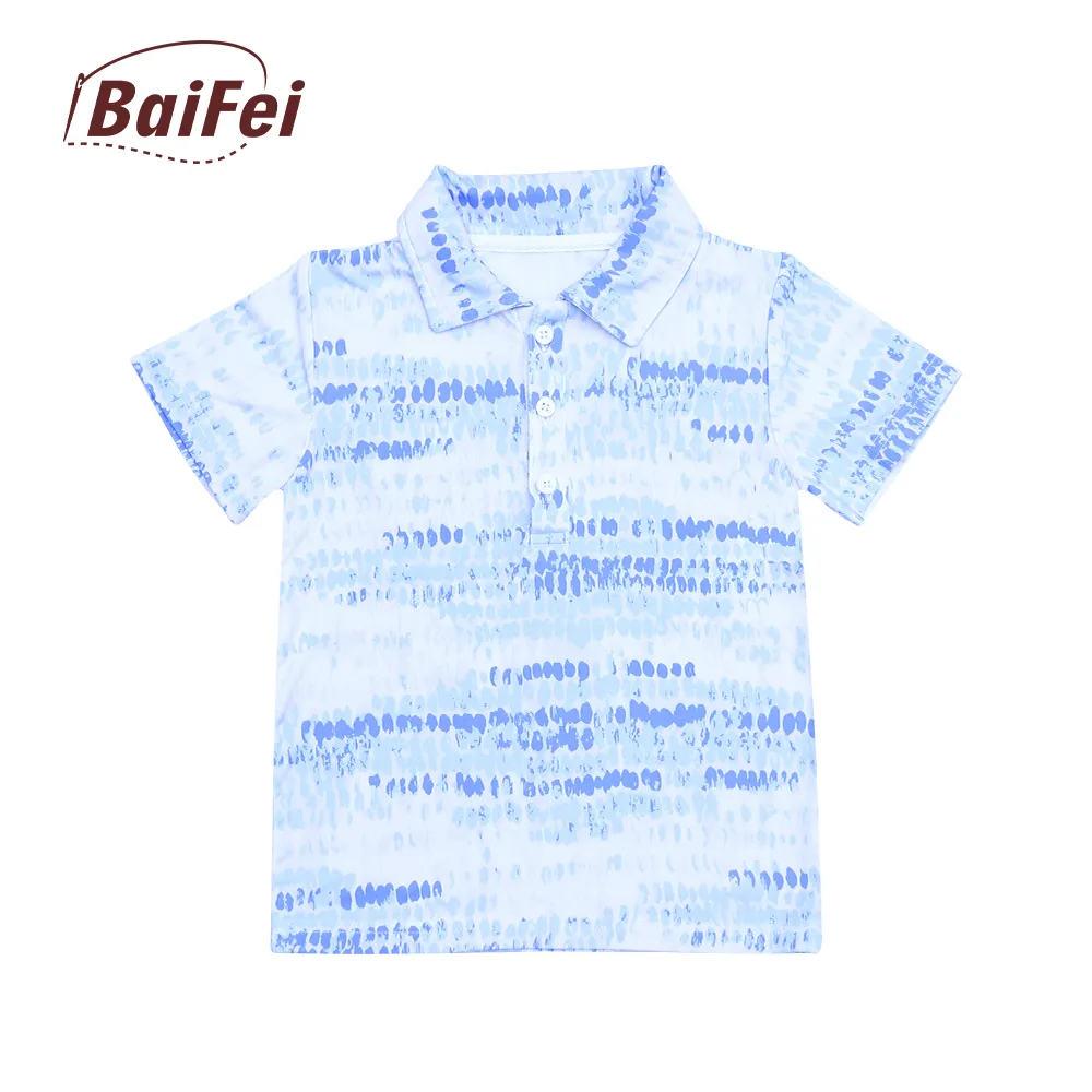 Vestiti su misura per bambini Unisex abbigliamento per bambini camicia di bambù in tinta unita Polo per bambini e bambine di bambù T-Shirt