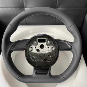 Volante Deportivo de Cuero Personalizado de Alta Calidad para Audi RS A4 A5 <span class=keywords><strong>A6</strong></span> A7 Q3 Q5 S3 S5 S6 S7 RS3 RS4 RS5 RS6 RS7 B8 B9 SQ5 - Product Image 1