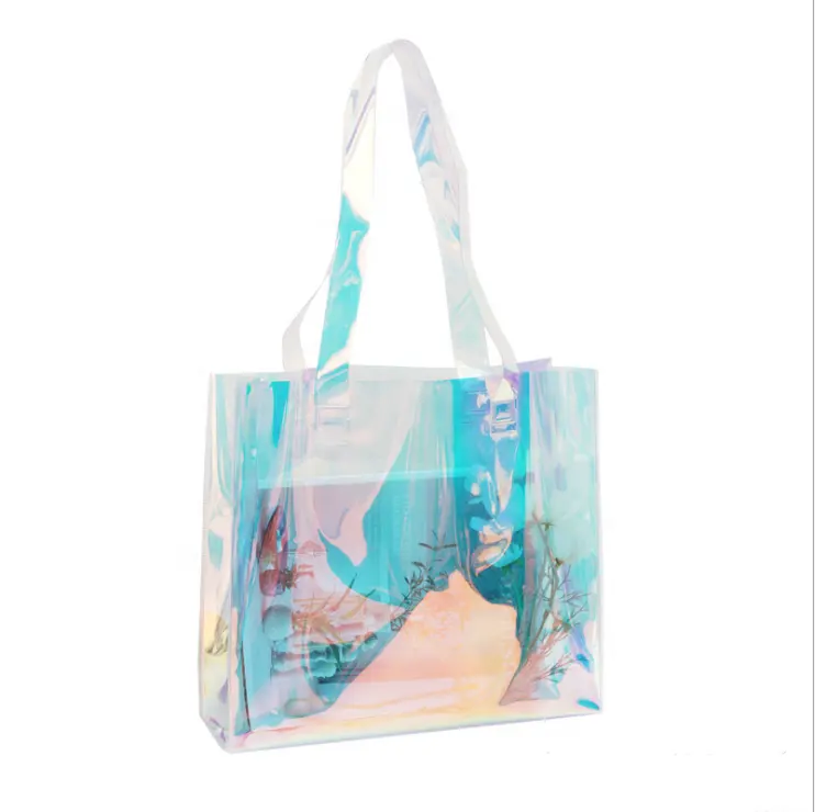 पारदर्शी पीवीसी प्लास्टिक पैकेजिंग बैग कपड़े बैग शॉपिंग उपहार पैकेजिंग बैग