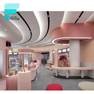 Diseño Popular de buena calidad, de alta centro comercial iluminado contra <span class=keywords><strong>Mac</strong></span> maquillaje tienda quiosco cosmética - Product Image 2