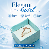 Nouvelle bague pour femme en acier titane électroplaqué or rose, design nuages porte-bonheur, ouverte, créative et tendance pour la Saint-Valentin