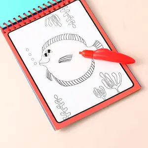 Logo personnalisé bon marché papier d'art enfants livre de coloriage reliure spirale impression livre coloré