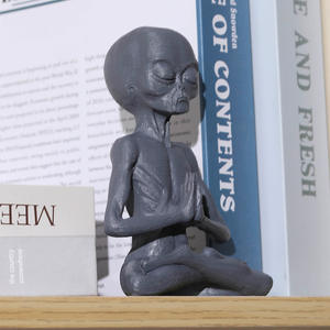Misteriosa scultura <span class=keywords><strong>extraterrestre</strong></span> WXA05 meditazione Yoga resina aliena Statue ornamenti per la decorazione del giardino - Product Image 5