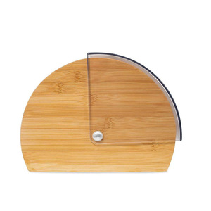 Boîte à pain en bambou Hanhe avec couvercle en acrylique, grand récipient de rangement alimentaire pour comptoir de cuisine - Product Image 4