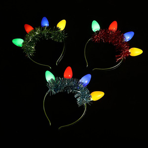 Diadema Luminosa LED de Navidad con Diseño de Cebolla, 4 Luces, Novedad, Juguete, Banda para el Pelo, Halloween, ¡MÁS VENDIDO! - Product Image 4