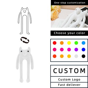 Peluche de monstruo de patas largas, minimalista, premium, personalizado, con MOQ bajo, regalo para amigos - Product Image 1